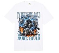 No me voy a quedar Calvo, me Estoy volviendo más Loco, Funny Wolf Comfort Colors Adult Heavyweight T-Shirt