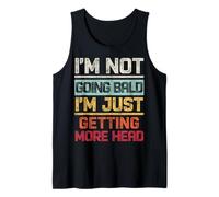 No me voy a quedar calvo, solo me estoy volviendo más divertido para la cabeza, retro Camiseta sin Mangas