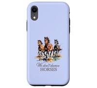 NO MERECMOS Caballos Carcasa para iPhone XR