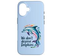 NO MERECMOS Delfines Carcasa para iPhone 16