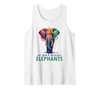 NO MERECMOS Elefantes Camiseta sin Mangas