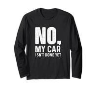 No, mi Coche aún no está Hecho - Coche de Carreras Muscle Car Guy Manga Larga