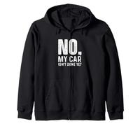 No, mi Coche aún no está Hecho - Coche de Carreras Muscle Car Guy Sudadera con Capucha