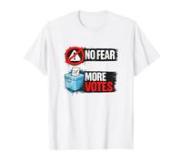 No Miedo Más Votos Democracia Diseño de Votación Camiseta