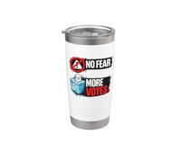 No Miedo Más Votos Democracia Diseño de Votación Vaso térmico de acero inoxidable de doble pared