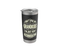 No mimo a mis nietos Soy muy complaciente Vaso térmico de acero inoxidable de doble pared