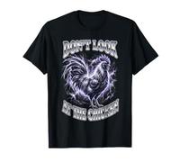 No mires a la Granja de gallos Divertidos de Pollo Camiseta