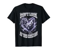 No mires a la Granja de gallos Divertidos de Pollo Camiseta gráfica económica