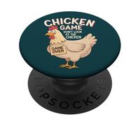 No mires el Pollo Divertido Juego de Pollo PopSockets PopGrip Adhesivo