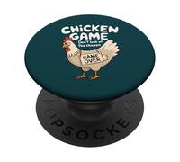 No mires el Pollo Divertido Juego de Pollo PopSockets PopGrip Adhesivo