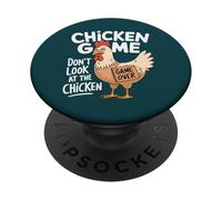 No mires el Pollo Divertido Juego de Pollo PopSockets PopGrip Adhesivo