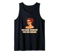 No mires fijamente a mi Estante Divertido Mahjong Juego Tile Witty Meme Camiseta sin Mangas