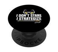 No Miro Estrategias: Conciencia De Persona Ciega PopSockets PopGrip Adhesivo