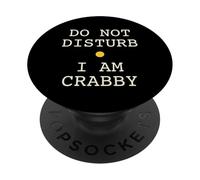 No molestes Soy Crabby Crustacean Observer PopSockets PopGrip Adhesivo