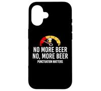 No More Beer Its Beer Can Not Beer Cant Funny Beer Drinking Carcasa para iPhone 16
