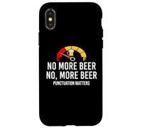 No More Beer Its Beer Can Not Beer Cant Funny Beer Drinking Carcasa para iPhone X/XS