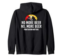 No More Beer Its Beer Can Not Beer Cant Funny Beer Drinking Sudadera con Capucha