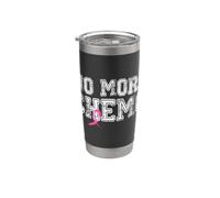 No More Chemo - Chemotherapy Breast Cancer Awareness Vaso térmico de acero inoxidable de doble pared