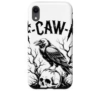 No More Howling At The Office Humor Retro Lobo Cowboy Carcasa para iPhone XR