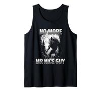 No More Mr Nice Guy Alpha Wolf Funny Meme Hombres Mujeres Gráfico Camiseta sin Mangas