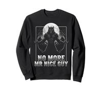 No More Mr Nice Guy Alpha Wolf Funny Meme Hombres Mujeres Gráfico Sudadera