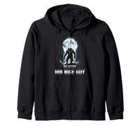 No More Mr Nice Guy Alpha Wolf Funny Meme Hombres Mujeres Gráfico Sudadera con Capucha