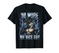 No More Mr Nice Guy Alpha Wolf Meme Bootleg Y2K Graphic Camiseta