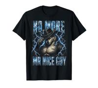 No More Mr Nice Guy Alpha Wolf Meme Bootleg Y2K Graphic Camiseta