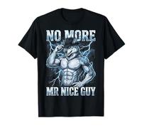 No More Mr Nice Guy Funny Alpha Wolf Meme Sigma Male Bootleg Camiseta