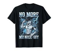 No More Mr Nice Guy Funny Alpha Wolf Meme Sigma Male Bootleg Camiseta