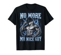 No More Mr Nice Guy Funny Alpha Wolf Meme Sigma Male Bootleg Camiseta