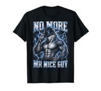 No More Mr Nice Guy Funny Alpha Wolf Meme Sigma Male Bootleg Camiseta