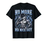 No More Mr Nice Guy Funny Alpha Wolf Meme Sigma Male Bootleg Camiseta
