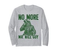 No More Mr Nice Guy Hombre Lobo Monstruo Retro Alpha Aura Manga Larga