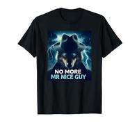 No More Mr Nice Guy Wolf Meme Brainrot Camiseta