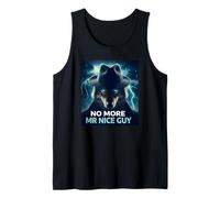 No More Mr Nice Guy Wolf Meme Brainrot Camiseta sin Mangas