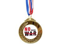 No more war love peworld Gold Award Medal First Place Ribbon