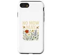 No Mow May Bee Friendly Wildflower Gardening Eco Carcasa para iPhone SE (2020) / 7/8