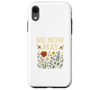 No Mow May Bee Friendly Wildflower Gardening Eco Carcasa para iPhone XR