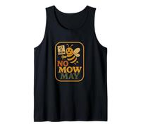 No Mow May Grass To Wildflower Pollinator Awareness Camiseta sin Mangas
