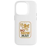 No Mow May Grass To Wildflower Pollinator Awareness Carcasa para iPhone 14 Pro