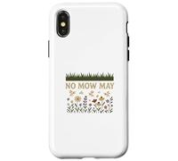 No Mow May Grass To Wildflower Pollinator Awareness Carcasa para iPhone X/XS