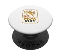 No Mow May Grass To Wildflower Pollinator Awareness PopSockets PopGrip Adhesivo