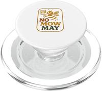 No Mow May Grass To Wildflower Pollinator Awareness PopSockets PopGrip para MagSafe