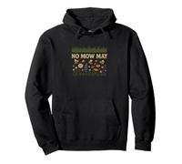No Mow May Grass To Wildflower Pollinator Awareness Sudadera con Capucha