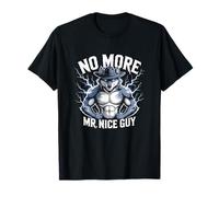 No Mr Nice Guy Wolf Diseño Gráfico Camiseta