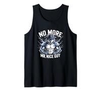 No Mr Nice Guy Wolf Diseño Gráfico Camiseta sin Mangas