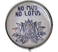 No Mud No Lotus Thich Nhat Hanh - Pastillero con foto de Lotus Art - Pastillero de cristal