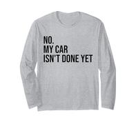 No My Car is Not Ready Mecánico Divertido Manga Larga