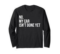 No My Car is Not Ready Mecánico Divertido Manga Larga